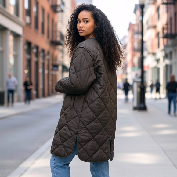 Vintage Canadian Trench Coat Quilted  Liner, Men's S-L - Picture 3 of 4